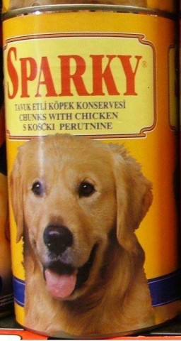 Vlažna hrana za pse Sparky kozerva piletina 400gr - Nema na stanju